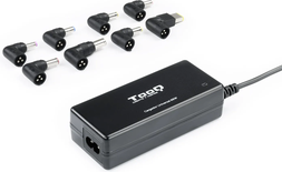 Chargeur universel TooQ 65W - 8 embouts (Noir)