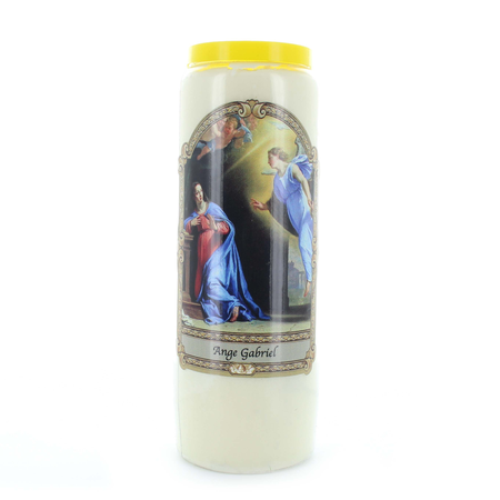 Lot de 20 Bougies neuvaine Ange Gabriel