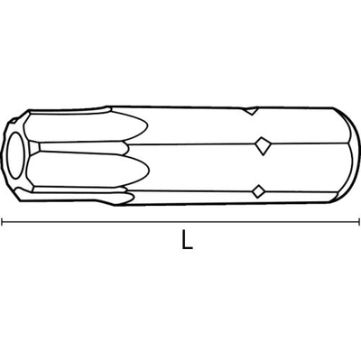 Embout Torx T25 x 25 mm - ACTON - 3604525