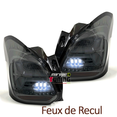 FEUX NOIRS AVEC CLIGNOTANTS LED SEQUENCIELS POUR SUZUKI SWIFT III 2017-  (05451)