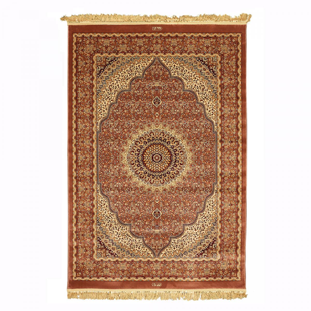 Tapis orient style PRESTIGE DE PEMBE en polypropylène doux et soyeux