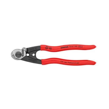 Coupe câbles en acier forgé 190mm - KNIPEX - 9561190