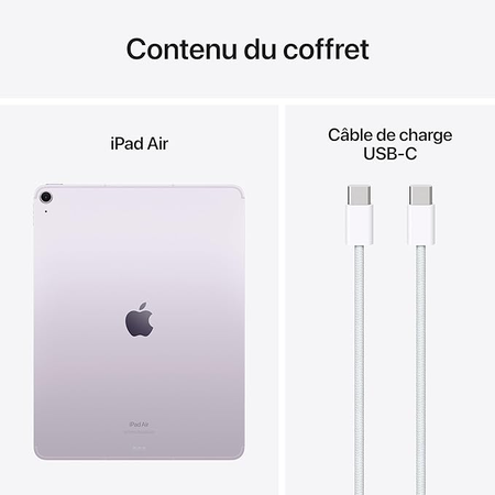 Apple iPad Air 13 (M2) : Écran Liquid Retina, 128 Go, Gris sidéral