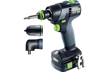 Perceuse-visseuse 10,8V TXS 12 2,5-Set + 2 batteries 2,5Ah + chargeur + coffret SYSTAINER SYS3 DF M 187 - FESTOOL - 576874