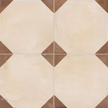 TERRA OTTAGONO - 20x20cm - Chaud Carrelage aspect ciment vieilli