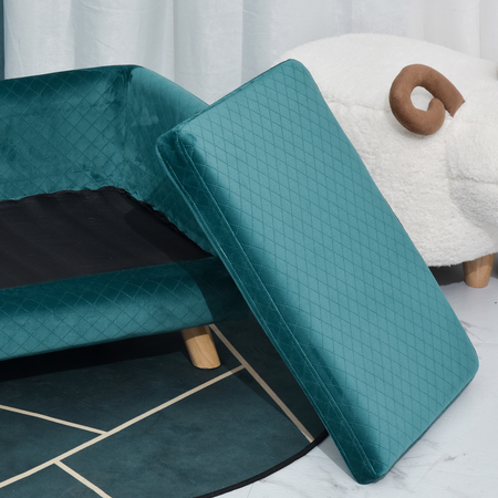 Lit canapé chien chat design scandinave + coussin fourni velours