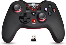 Manette de jeu sans fil Spirit of Gamer XGP Xtrem pour PS3 (Noir/Rouge)