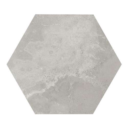 URBAN HEXA SILVER - Carrelage 29,2 x 25,4 cm Hexagonal aspect Béton Gris