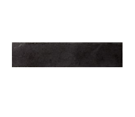 TRIBECA BASALT - Carrelage style ancien nuancée 6x24,6 cm noir brillant