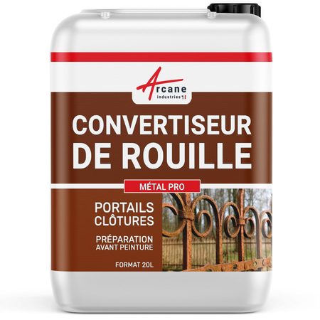 Convertisseur de rouille, antirouille METALPRO-20 L -ARCANE INDUSTRIES