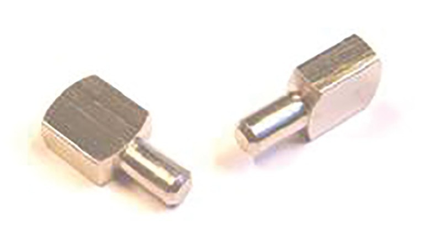 Taquet à tige 6 mm laiton poli - QDCR - 9010BS00