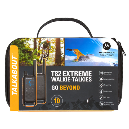 Talkie walkie Motorola T80 Extreme Twin Jaune - MOTOROLA - B8P00810YDEMAG