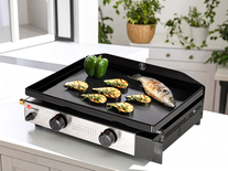 Plancha gaz à poser 2 brûleurs Solia 200 - Somagic