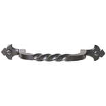 Poignée torsadée longueur 160mm en fer noir - BOUVET - 22462