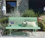 Banc de jardin en métal Louisiane Vert Opaline - Fermob