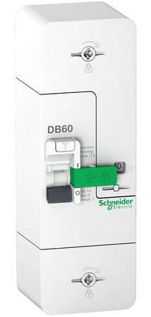 Disjoncteur de branchement RESI9 DB60 1P+N 500mA 15 / 30 / 45A - SCHNEIDER ELECTRIC - R9FT645