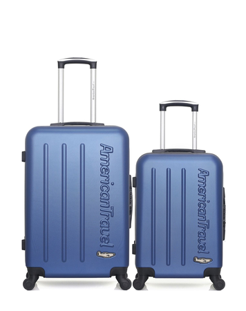 AMERICAN TRAVEL  -  Lot de 2  -  Valise weekend et valise cabine BRONX