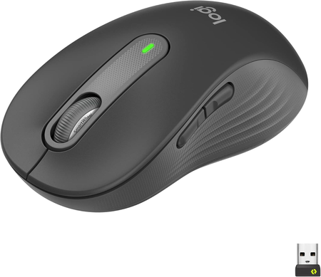 Souris Sans Fil Logitech Signature M650 - Silencieuse, Bluetooth, Boutons Programmables - Graphite