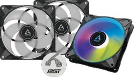 Lot de 3 Ventilateurs de boitier Arctic P14 PST aRGB - 14cm (Noir)
