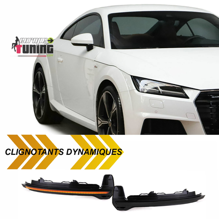 CLIGNOTANTS RETROVISEURS SEQUENTIELS LEDS DYNAMIQUES AUDI TT 8S RS & R8 (05270)