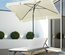 Parasol rectangulaire inclinable diamètre 2 m