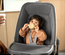 Rehausseur MAXI COSI Kit repas pour transat Alba, chaise haute bébé avec tablette + housse de protection Beyond Graphite, de 6 mois a 3 a