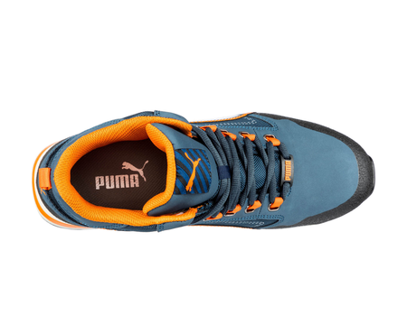 Baskets de sécurité hautes CROSSTWIST MID S3 HRO SRC bleu/orange P42 - PUMA - 633140-T.42