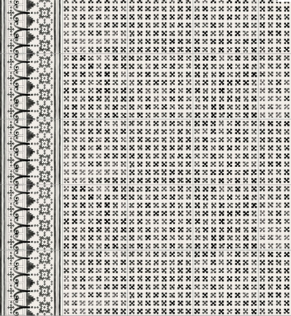 VODEVIL PAIX SOMBRA 20 x 20 cm MOTIF NOIR ET BLANC FEUTRÉ Carrelage aspect carreaux de ciment