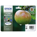 Pack 4 cartouches d'encre Epson Pomme T1295