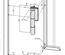 Ferme portillon hydraulique Mammoth + charnière Dino - LOCINOX - P00009344-SILV