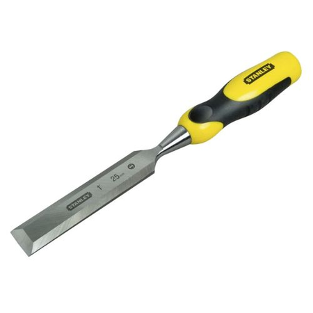 Ciseau à bois manche bi-matière 24x143mm longueur totale 330mm - STANLEY - 0-16-880