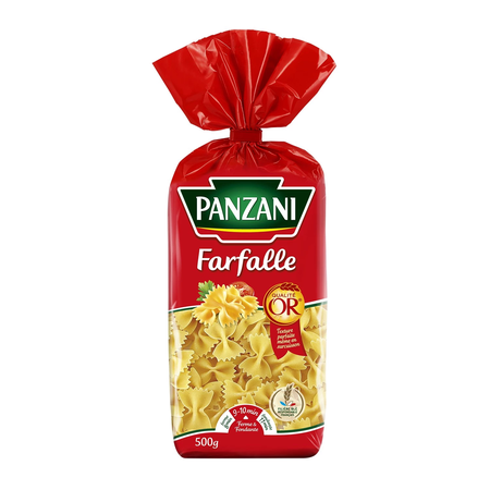 Pâtes Farfalle Cuisson Rapide, 500g X 12 - PANZANI