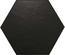 HEXATILE MATE - NEGRO - Carrelage 17,5X20 cm hexagonal uni noir