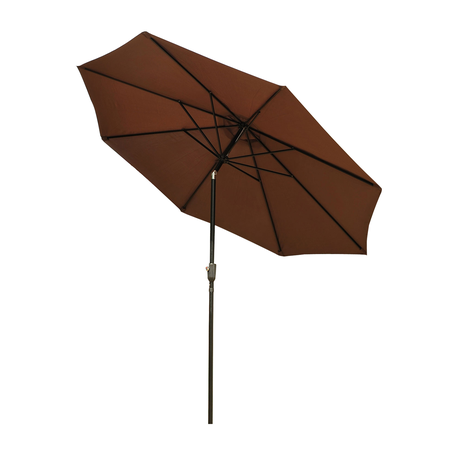 Parasol octogonal inclinable 3 m métal polyester 180 g/m²