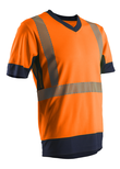 T-shirt KOMO orange haute visibilité col V manches courtes taille XL - COVERGUARD - 7KOMOXL