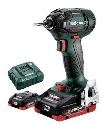 Visseuse à chocs 18V SSD 18 LTX 200 BL  + 2 batteries 4Ah + chargeur + coffret METABOX - METABO - 602396800