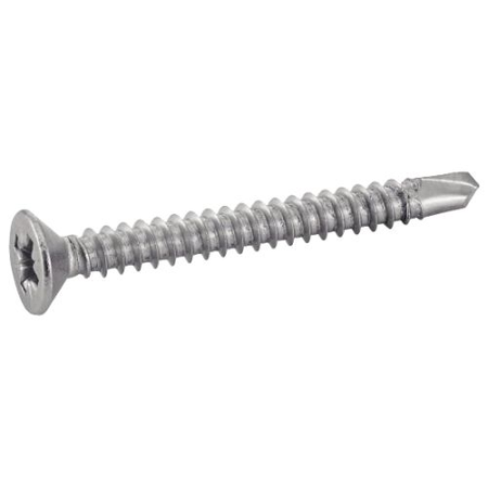 Vis autoperceuse tête fraisée pozidrive inox A2 DIN 7504 O 4,2X38 boîte de 200 - ACTON - 624324,2X38