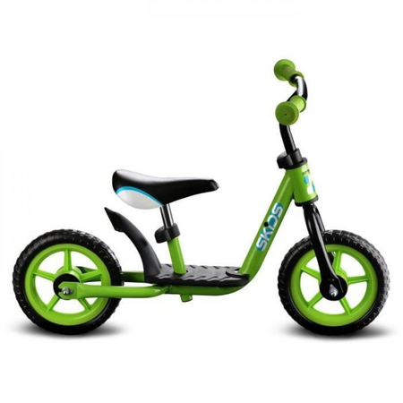 Draisienne Velo  avec repose-pieds - Vert - SKIDS CONTROL