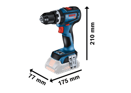 Perceuse-visseuse à percussion 18V GSB 18V-90 C + 2 batteries GBA 5Ah + chargeur en coffret L-BOXX - BOSCH - 06019K6106