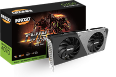 Carte Graphique Nvidia Inno3D GeForce RTX 4070 Twin X2 12Go GDDR6