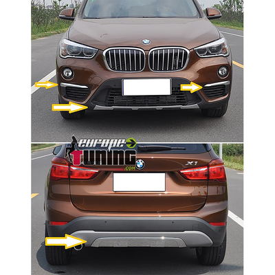 RAJOUTS PROTECTIONS SPORT PARE CHOCS POUR BMW X1 F48 APRES 2014 (04284)