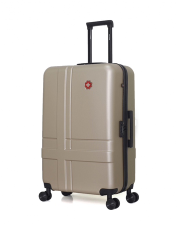 SWISS KOPPER - Valise Grand Format ABS USTER 4 Roues 75 cm