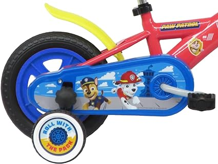 Vélo enfant Pat Patrouille 10 pouces - Rouge