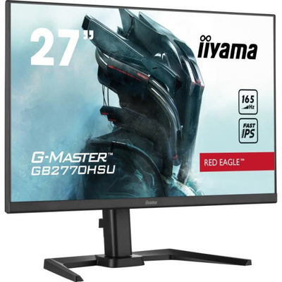 Ecran PC Gamer - IIYAMA G-Master Red Eagle GB2770HSU-B5 - 27 FHD - Dalle Fast IPS - 0.8 ms - 165Hz - HDMI / DP - AMD FreeSync Pr