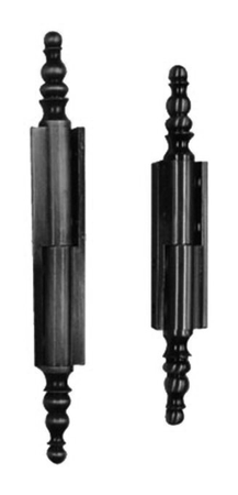 Charnière universelle 70mm acier noir à vases - BROS - CU70XF40