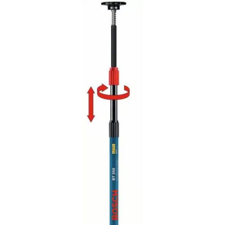 Tige téléscopique BT 350 filetage 1/4'' 140-350cm en boite carton - BOSCH - 0601015B00