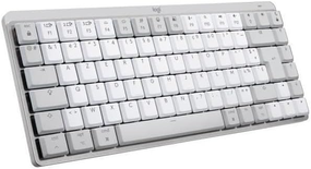 Logitech - Clavier sans fil pour Mac - MX Mechanical Mini - Gris Pâle