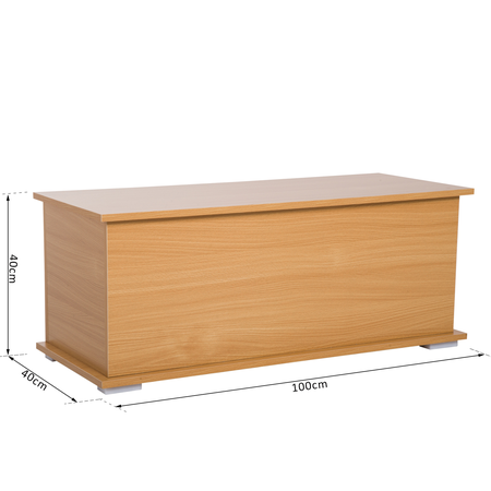 Coffre malle de rangement dim. 100L x 40l x 40H cm panneaux particules