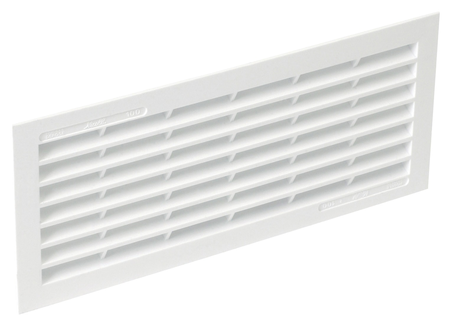 Grille de ventilation en applique Type 100cm² rectangulaire 84x230mm - NICOLL - 1B111