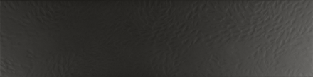 BABYLONE PERLE NOIR - Carrelage uni texturé 9,2x36,8 cm noir mate